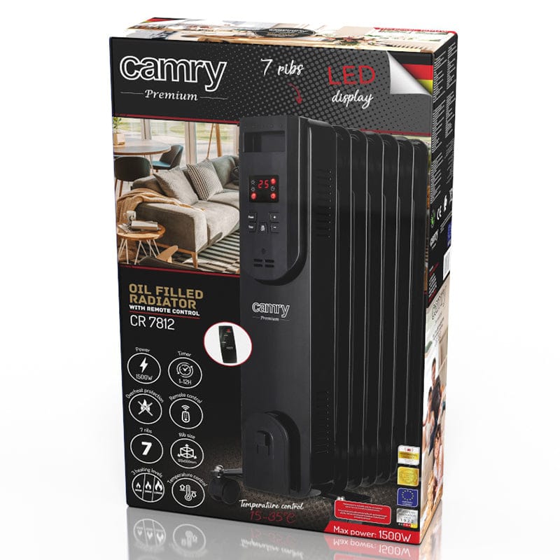 Camry Radiator Radiator Camry CR7812 | 1500W, AA, LED