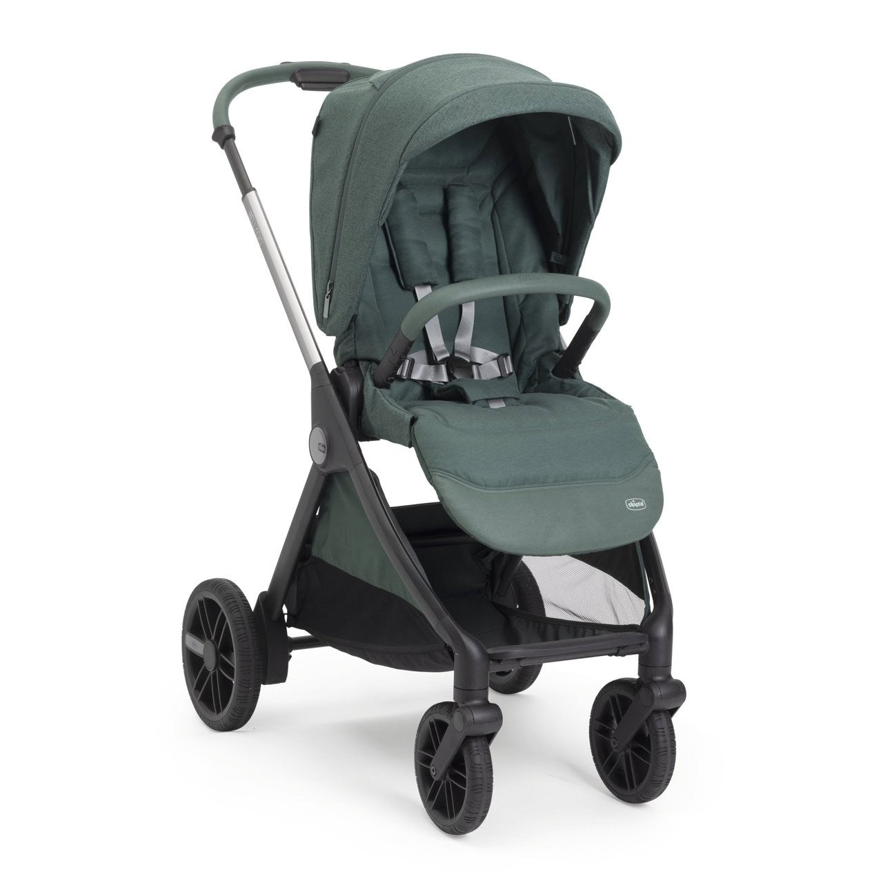Carucior Copii 3 în 1 Chicco Bellagio 2, Fir Tree (verde Inchis), 0luni+