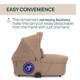 Carucior Copii 3 în 1 Chicco Bellagio 2, First Seat Recline, Caramel (maro), 0luni+