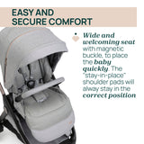 Carucior Copii 3 în 1 Chicco Bellagio 2, Lunar Rock (gri Deschis), 0luni+