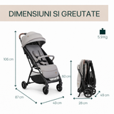 Carucior Sport Chicco Glee, Sandshell (bej), 0luni+