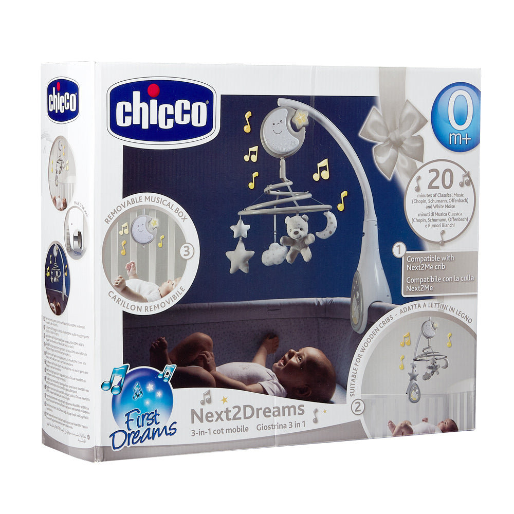 Carusel Muzical Chicco Next2Dreams, Unisex, 0luni+