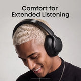 Casti Wireless Over-Ear Anker Soundcore Q31i Adaptive ANC Autonomie 80 de ore Bluetooth 6.0 Traducere cu AI Negru