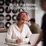 Casti Wireless Over-Ear Anker Soundcore Q31i Adaptive ANC Autonomie 80 de ore Bluetooth 6.0 Traducere cu AI Negru