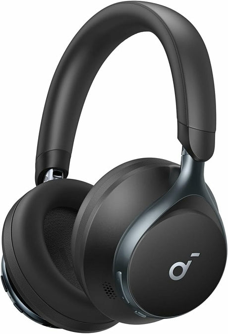 Anker Casti bluetooth Casti Wireless Anker Soundcore Space One A3035G11 | Over-Ear, ANC, LDAC Hi-Res, Bluetooth 5.3, Negru
