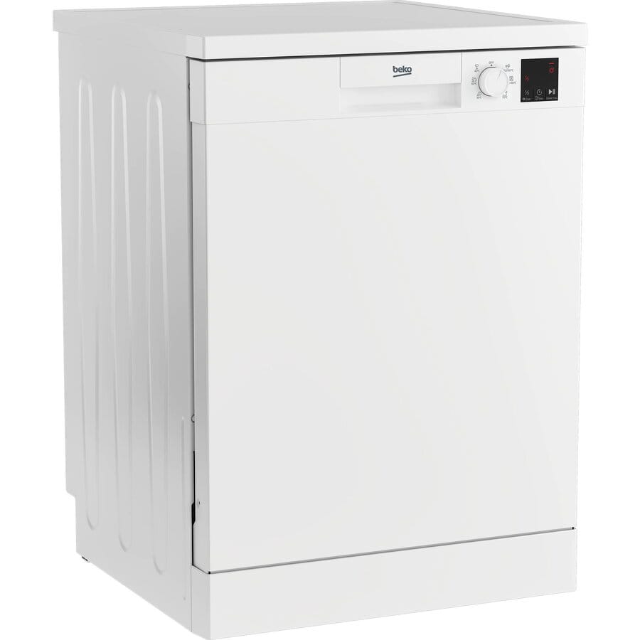 Beko Masina de spalat vase Masina de spalat vase Beko DVN06430W | 14 seturi, 6 programe, Clasa D, Auto Door Opening, Alb, 59.8x60x85cm