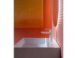 Roca Baterie lavoar Roca, Gama Cala, monocomanda, marime S, levier metalic, cartus ceramic, fara set de evacuare, alb