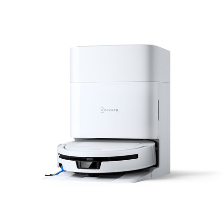 Ecovacs Aspirator robot Aspirator Robot Ecovacs DEEBOT T90 MAX PRO OMNI | 40000Pa, OZMO ROLLER 3.0, ZeroTangle 4.0, Alb