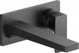 Duravit Baterie lavoar Duravit, Manhattan single lever basin mixer concealed installation, incastrat, montare pe perete, monocomanda, proiectie 189mm, necesita corp instalare GK1900004000, schwarz mat, negru mat