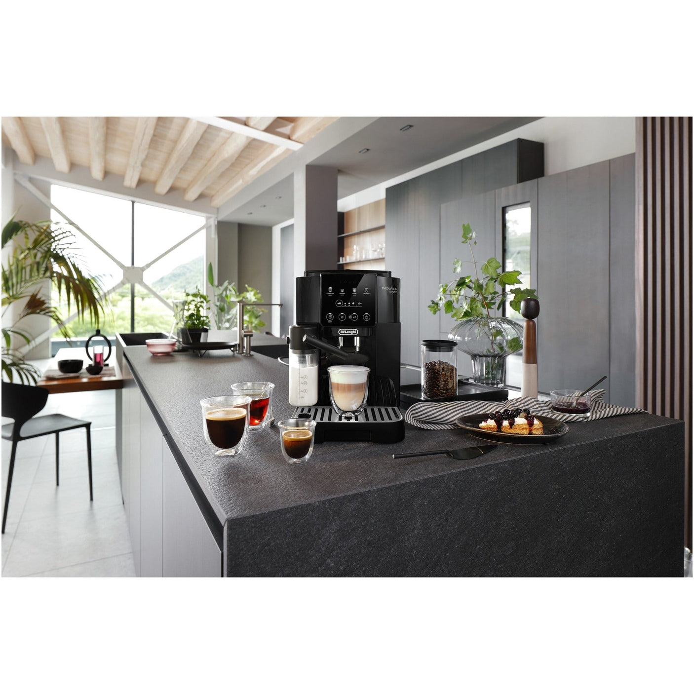 De'Longhi Espressor automat Espressor Automat De'Longhi Magnifica Start Milk ECAM220.60.B | 1450W, 15 Bar, 4 Bauturi, Negru