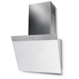 Faber B Hota decorativa, tangetiala, Faber, DAISY EG6 LED WH A55, 55 cm, 550 m3h, 70 dB, 1 motor, clasa C, touch, Led, fitru aluminiu, alb-inox, 330.0529.563