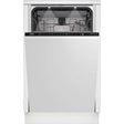 Beko Masina de spalat vase incorporabila Masina de spalat vase incorporabila Beko BDIS38040A | 45cm, 10 seturi, 8 programe, Autodose