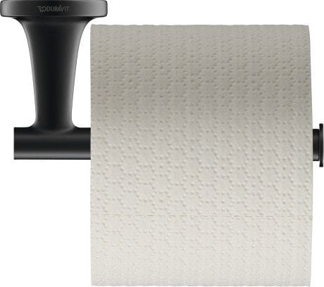 Duravit Accesorii baie Suport Hartie Igienica Duravit 0099374600 | Starck T, Negru Mat, Perete