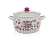 Metalac Oala Oala Metalac Spring 380510 | 7.5L, Capac Sticla, Emailata, 24cm