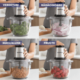 Daewoo SDA Tocator Tocator Electric Daewoo SDA DMCH50X | 500W, Bol 2L, 4 Lame Inox, Pulse