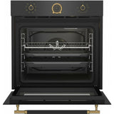 Beko Cuptor incorporabil Cuptor Incorporabil Beko RBIM19200AD | 72L, Clasa A, 8 Programe, Retro Antracit, 59.4x56.7x59.5cm