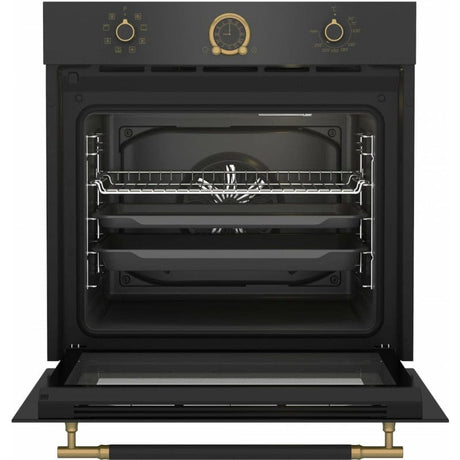 Beko Cuptor incorporabil Cuptor Incorporabil Beko RBIM19200AD | 72L, Clasa A, 8 Programe, Retro Antracit, 59.4x56.7x59.5cm