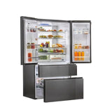 Combina frigorifica French Door Haier HB26FSNAAA | 750L, 4 usi, Total No Frost, Inverter, Clasa E, Negru