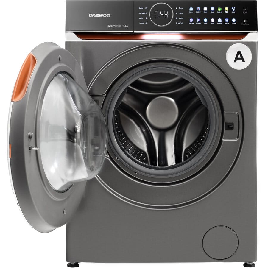 Daewoo Masina de spalat rufe Masina de spalat rufe Daewoo DWD-FV1021SK | 10kg, 1400rpm, Inverter, Clasa A