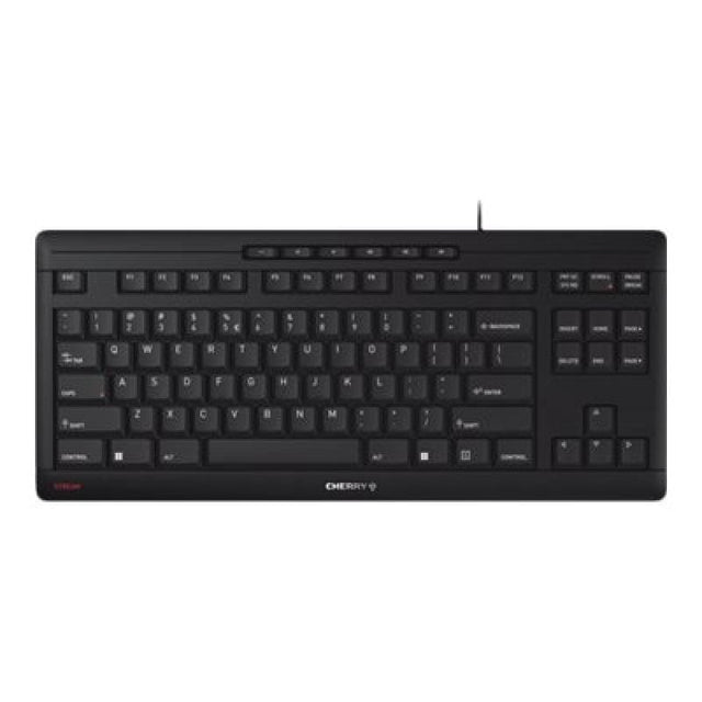 Cherry Tastatură Cherry STREAM KEYBOARD TKL JK-8600DE-2, USB, layout QWERTZ German, compactă fără numpad