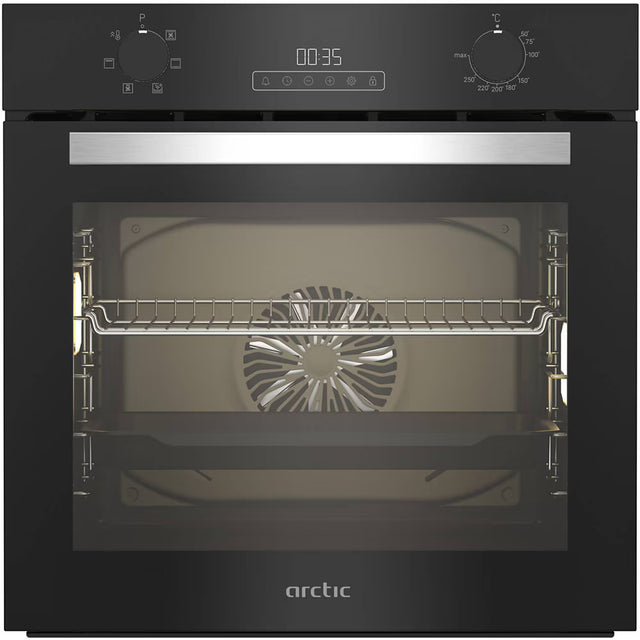 Cuptor electric Arctic, 71l, Clasa A, AeroCooking, Autocuratare catalitica, Grill, Aqua Drop Clean, display, Negru