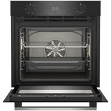 Cuptor electric Arctic, 71l, Clasa A, AeroCooking, Autocuratare catalitica, Grill, Aqua Drop Clean, display, Negru
