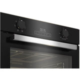Cuptor electric Arctic, 71l, Clasa A, AeroCooking, Autocuratare catalitica, Grill, Aqua Drop Clean, display, Negru