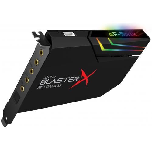 CREATIVE Placa de sunet Creative Sound Blaster AE-5 Plus - RGB PCIE Soundcard (Retail)