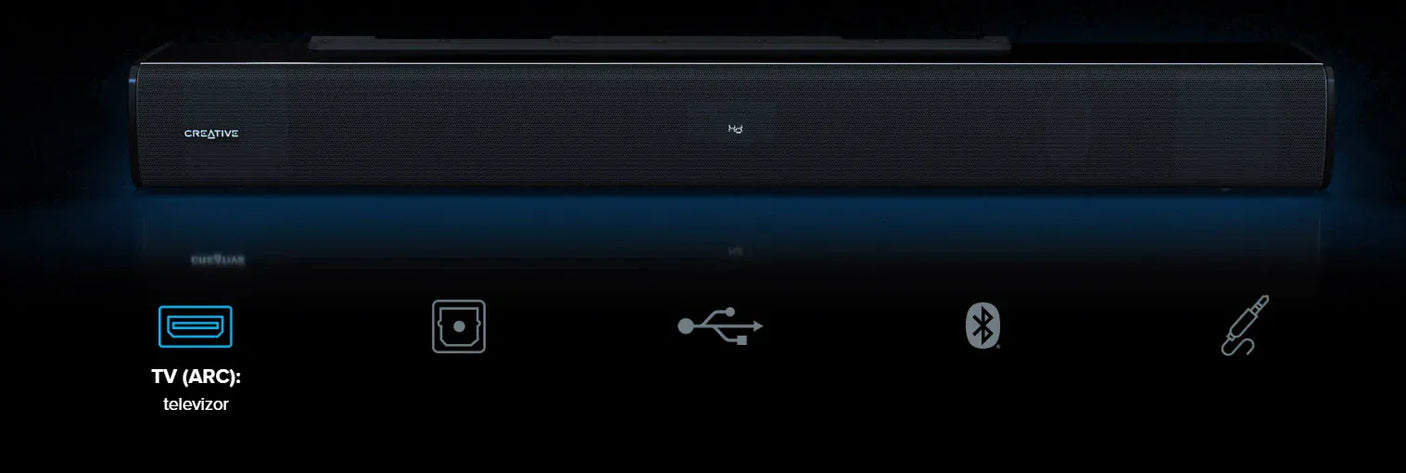 CREATIVE Soundbar Soundbar CREATIVE 51MF8375AA001 | Alb