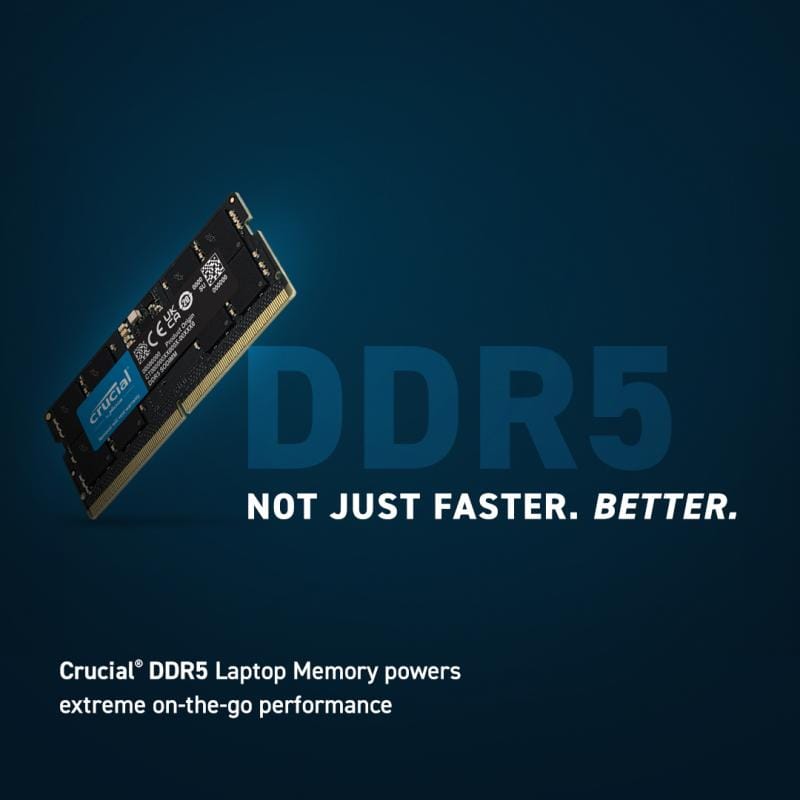 CRUCIAL Crucial DDR5 24GB 5600MHz SO-DIMM SODIMM (CT24G56C46S5)
