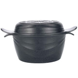 Oala NeoKlein CS20-Black 2in1 | 20 cm, 2.6 L, Capac-Tigaie 2 in 1, Titan Antiaderent, Negru