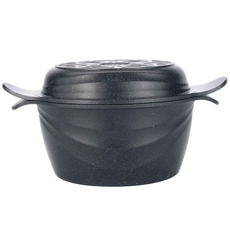 Oala NeoKlein CS20-Black 2in1 | 20 cm, 2.6 L, Capac-Tigaie 2 in 1, Titan Antiaderent, Negru