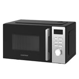 Cuptor cu microunde Albatros MWA-20D4B - digital, negru(panou de control cu finisaj inox), capacitate 20 litri, putere microunde 700 W, 5 nivele de putere, ceas digital 60 minute, 8 programe de preparare, dezgheţare în funcţie de greutate, lumină interioa