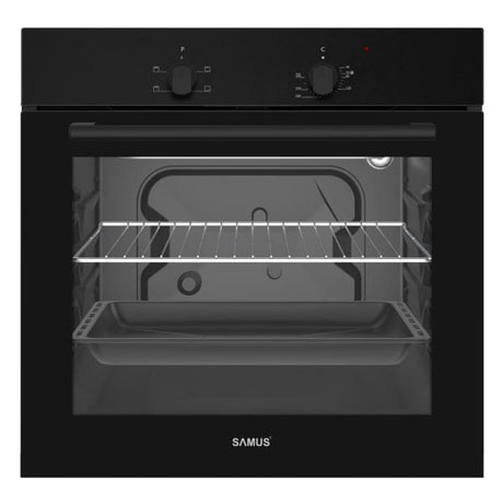 Samus Pachet built in Pachet Built-In Samus SC620G4B+PSG-64SB | Plita Gaz 4 Arzatoare, Cuptor Electric Multifunctional