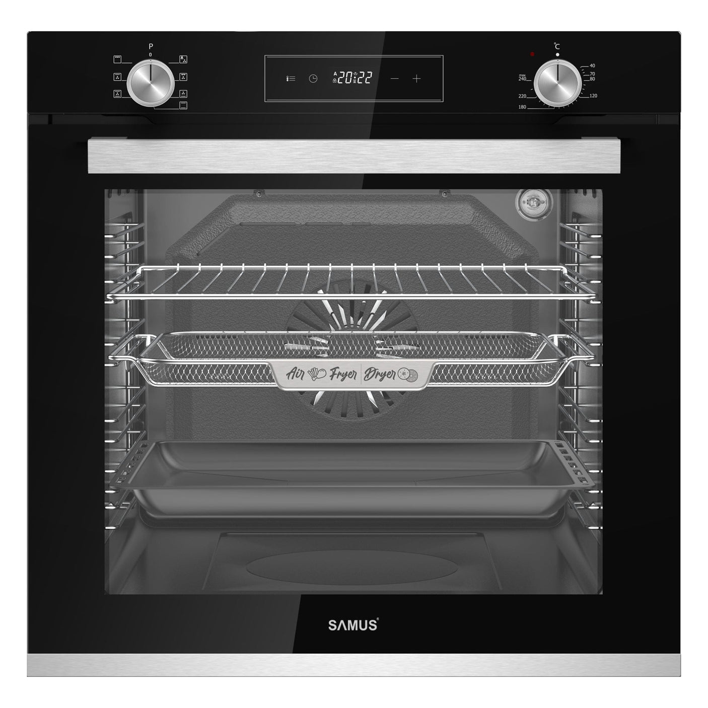 Samus Pachet built in Pachet Built-In Samus SCE827GCF+PSVE-64BG3 | Cuptor Electric, Plita Vitroceramica