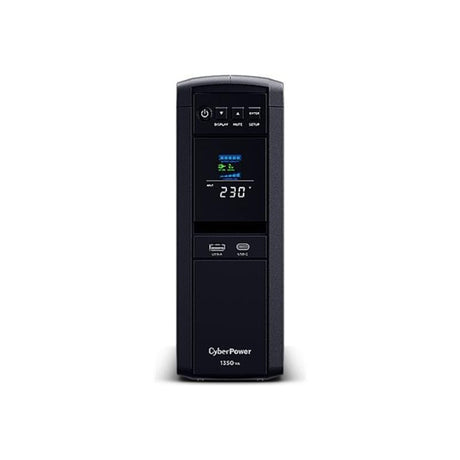 CYBERPOWER UPS CyberPower PFC Sinewave 1350VA CP1350EPFCLCD cu afișaj LCD
