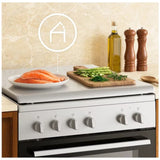 Electrolux Aragaz Aragaz Electrolux LKK660225W | mixt, HotAir, 4 arzatoare, Gaz + Electric