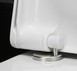 Duravit Capac WC Capac WC Duravit Happy D.2 0064590000 | Soft Close, Balamale Inox, Dreptunghiular, Alb