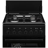 Electrolux Aragaz Aragaz Electrolux LKK520023K | 4 arzatoare, Gaz + Electric, L 50 cm, Grill