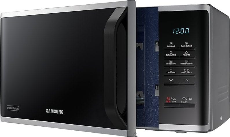 Samsung Cuptor cu microunde Samsung, 23l, 800W, Quick Defrost, Interior ceramic, Argintiu
