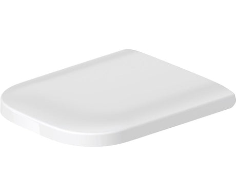 Duravit Capac WC Capac WC Duravit Happy D.2 0064590000 | Soft Close, Balamale Inox, Dreptunghiular, Alb