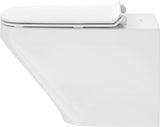 Duravit Vas wc + capac Duravit, Toilet wall-mounted DuraStyle,riml. Seat and cover with soft closure, suspendat, evacuare orizontala, cu capac (0063790000), soft close, alb