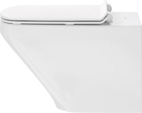 Duravit Vas wc + capac Duravit, Toilet wall-mounted DuraStyle,riml. Seat and cover with soft closure, suspendat, evacuare orizontala, cu capac (0063790000), soft close, alb
