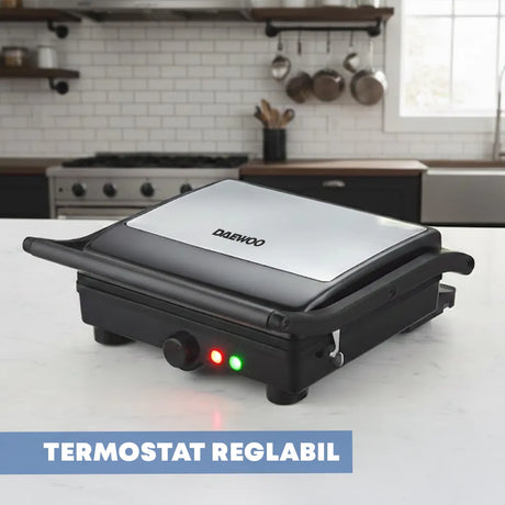 Daewoo SDA Gratar electric Gratar Electric Daewoo SDA DG2000X | 2000W, Placi 29.5x26.5cm, Termostat