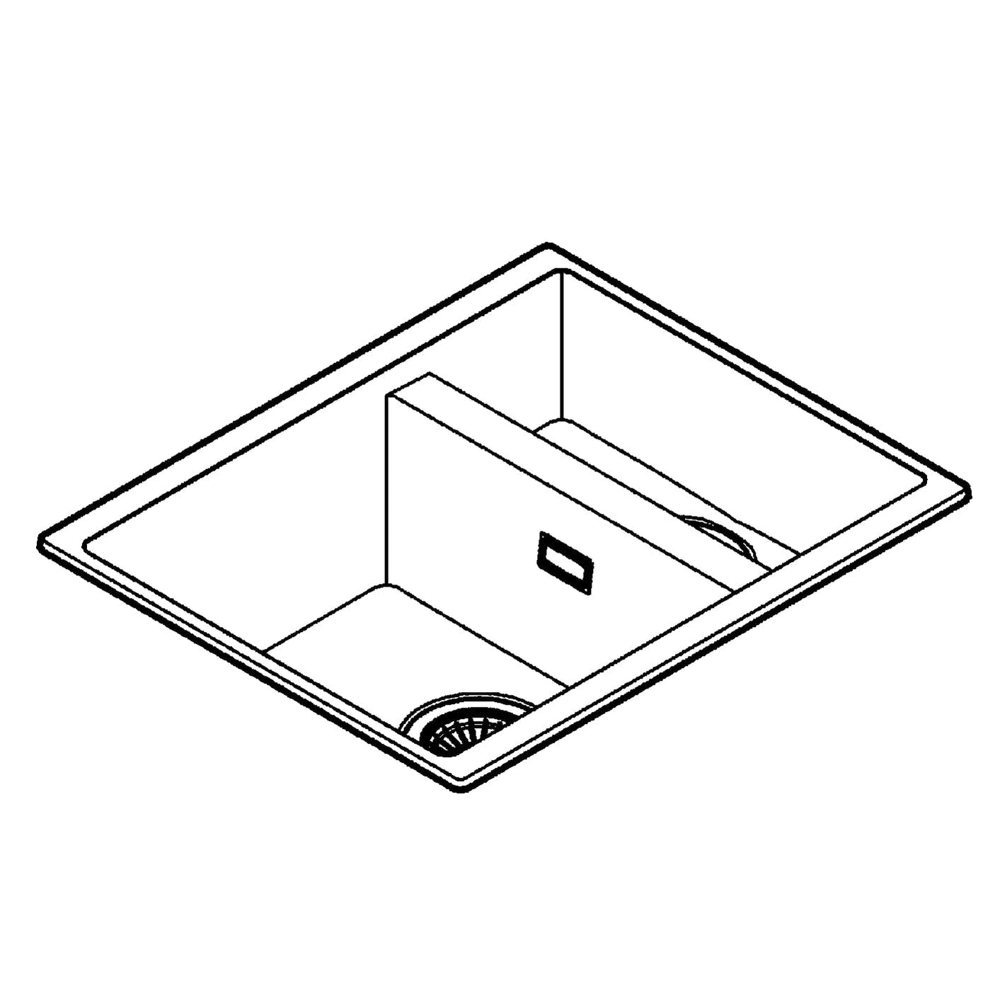 Grohe Chiuveta bucatarie Chiuveta Grohe K500 31648AP0 | 555x460mm, 2 Boluri, Granit Negru