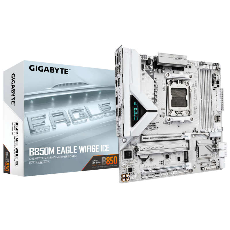 GIGABYTE Placa de bază Gigabyte B850M EAGLE WIFI6E ICE AM5