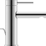 Duravit Baterie lavoar Duravit, Circle single lever basin mixer M with pull-rod, monocomanda, marime M, cartus ceramic, set evacuare cu tija, crom