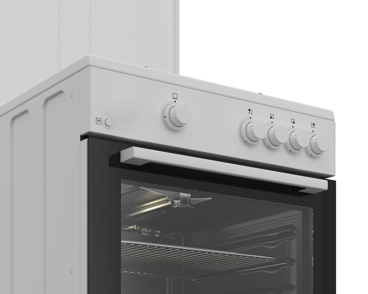 ARCTIC Aragaz Aragaz Arctic ABGM6600L | 4 Arzatoare, Cuptor Gaz, Alb, 60x60x85cm