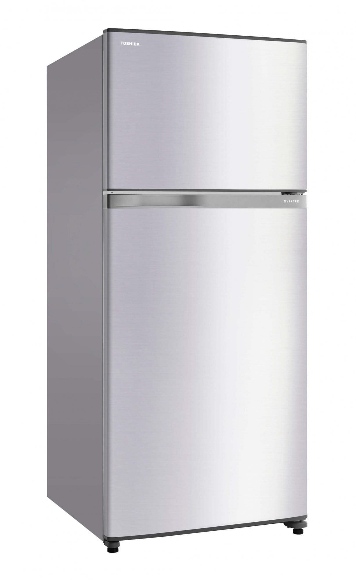 TOSHIBA Frigider cu 2 usi Toshiba, NoFrost, 611L net, clasa E, compresor inverter, icemaker, antibacteria Ag+, Design Inox