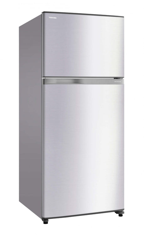 TOSHIBA Frigider cu 2 usi Toshiba, NoFrost, 611L net, clasa E, compresor inverter, icemaker, antibacteria Ag+, Design Inox